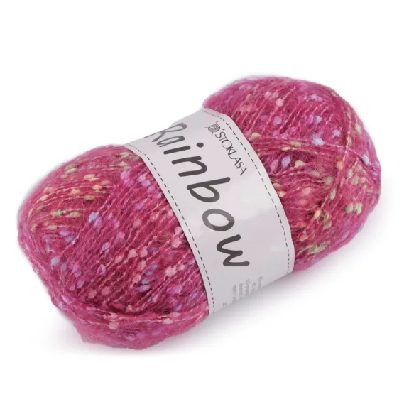 Kötőfonal mohér Rainbow 100 g - 2 (30-4) pink (1 db-os csomagolás) Kötőfonal mohér Rainbow 100 g - 2 (30-4) pink (1 db-os csomagolás)