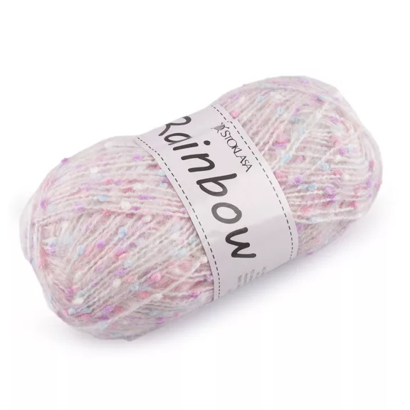 Kötőfonal mohér Rainbow 100 g - 12 (12-01) rózsaszín világos (1 db-os csomagolás) Kötőfonal mohér Rainbow 100 g - 12 (12-01) rózsaszín világos (1 db-os csomagolás)