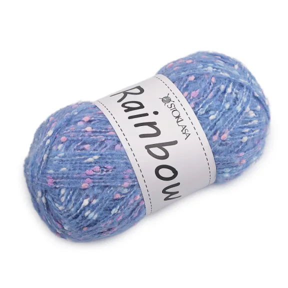 Kötőfonal mohér Rainbow 100 g - 21 égszínkék (1 db-os csomagolás) Kötőfonal mohér Rainbow 100 g - 21 égszínkék (1 db-os csomagolás)