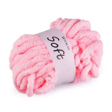   Kötőfonal zsinil Soft 250 g - 2 rózsaszín világos (1 db-os csomagolás)