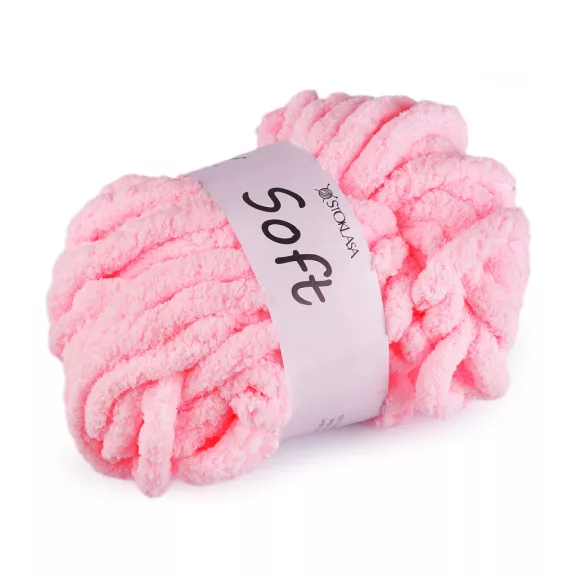 Kötőfonal zsinil Soft 250 g - 2 rózsaszín világos (1 db-os csomagolás) Kötőfonal zsinil Soft 250 g - 2 rózsaszín világos (1 db-os csomagolás)