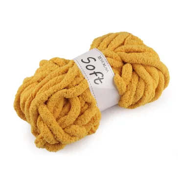   Kötőfonal zsinil Soft 250 g - 11 mustárszínű (1 db-os csomagolás)