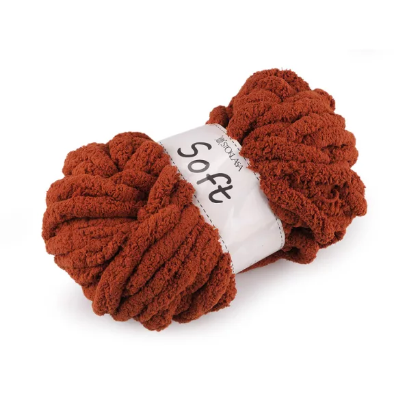 Kötőfonal zsinil Soft 250 g - 17 rozsdaszín (1 db-os csomagolás) Kötőfonal zsinil Soft 250 g - 17 rozsdaszín (1 db-os csomagolás)
