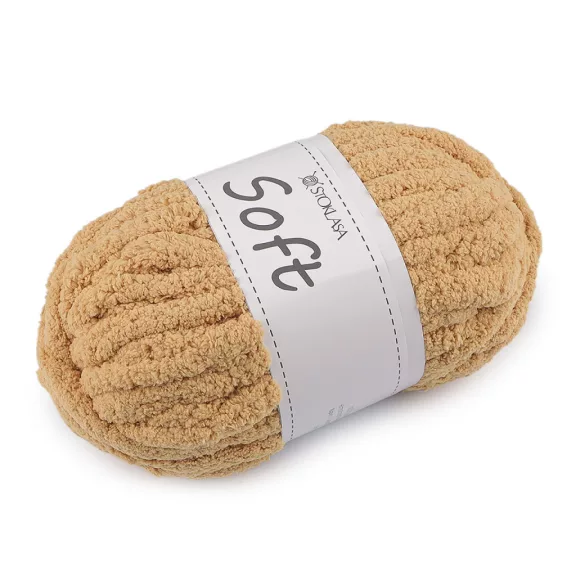 Kötőfonal zsinil Soft 250 g - 22 krém sötét (1 db-os csomagolás) Kötőfonal zsinil Soft 250 g - 22 krém sötét (1 db-os csomagolás)