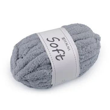   Kötőfonal zsinil Soft 250 g - 23 galambszürke (4 db-os csomagolás)