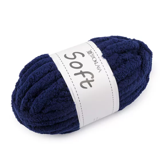 Kötőfonal zsinil Soft 250 g - 24 berlini kék (1 db-os csomagolás) Kötőfonal zsinil Soft 250 g - 24 berlini kék (1 db-os csomagolás)