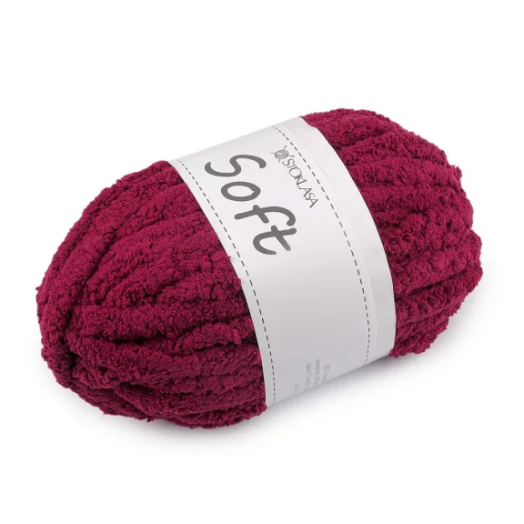 Kötőfonal zsinil Soft 250 g - 25 vörös bordó (1 db-os csomagolás) Kötőfonal zsinil Soft 250 g - 25 vörös bordó (1 db-os csomagolás)