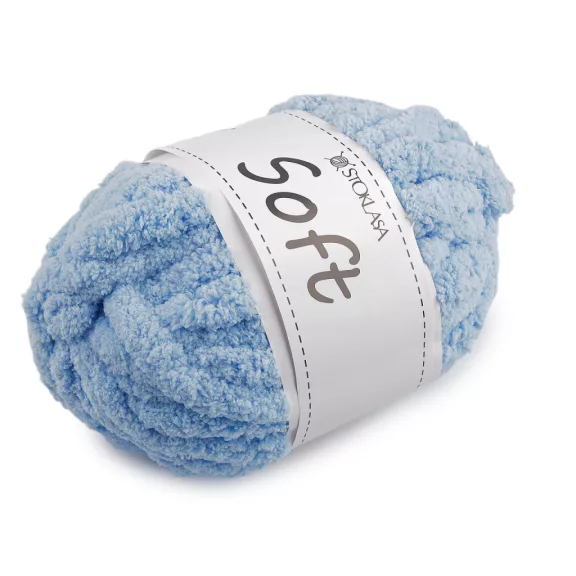 Kötőfonal zsinil Soft 250 g - 28 világoskék (1 db-os csomagolás) Kötőfonal zsinil Soft 250 g - 28 világoskék (1 db-os csomagolás)