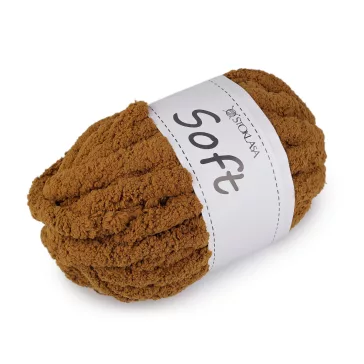   Kötőfonal zsinil Soft 250 g - 30 sötét bézs (4 db-os csomagolás)