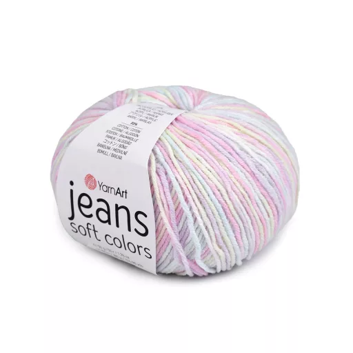 Kötőfonal Jeans Soft Color 50 g