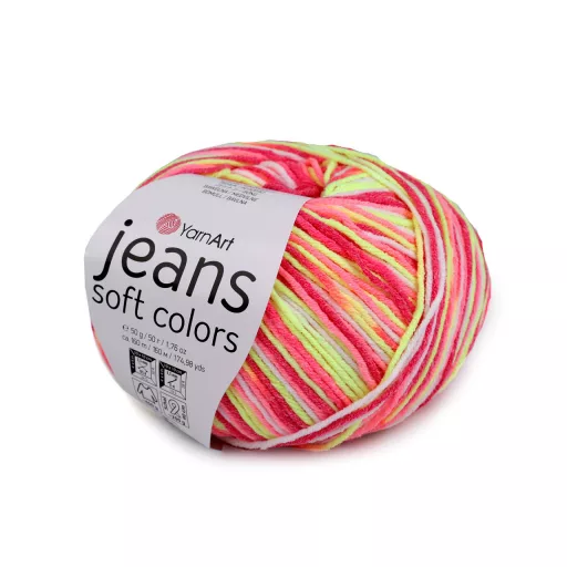 Kötőfonal Jeans Soft Color 50 g