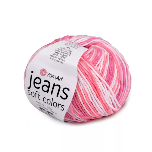Kötőfonal Jeans Soft Color 50 g