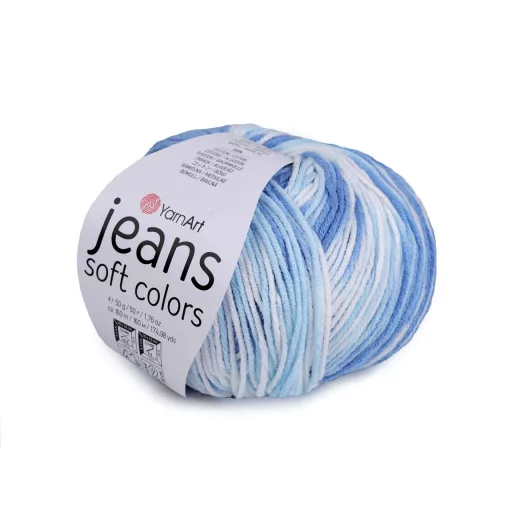 Kötőfonal Jeans Soft Color 50 g