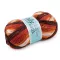 Köztőfonal Lady Batik de Luxe 100 g - 3 (607) narancsvörös sötétbarna 650313 (1 db-os csomagolás)