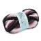 Köztőfonal Lady Batik de Luxe 100 g - 8 (609) fekete lila (1 db-os csomagolás)
