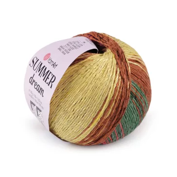   Kötőfonal Summer Dream 100 g - 1 (4308) lilarózsás multikolor (1 db-os csomagolás)