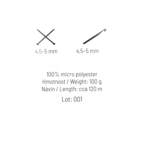 Zsenília fonal Emily 100 g