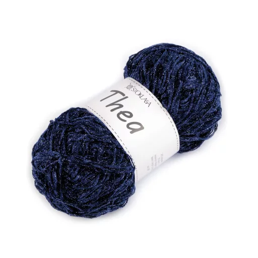 Kötő fonal zsenília lurexszel Thea 100 g