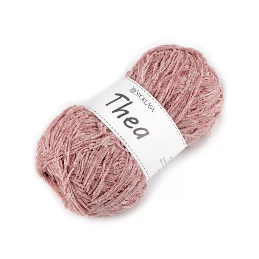 Kötő fonal zsenília lurexszel Thea 100 g
