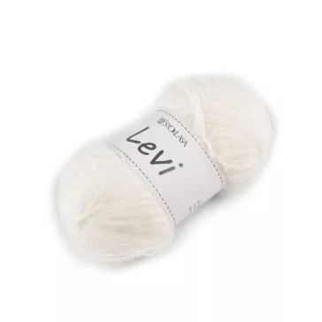   Kötő fonal Levi 50 g - 2 világos krém (1 db-os csomagolás)