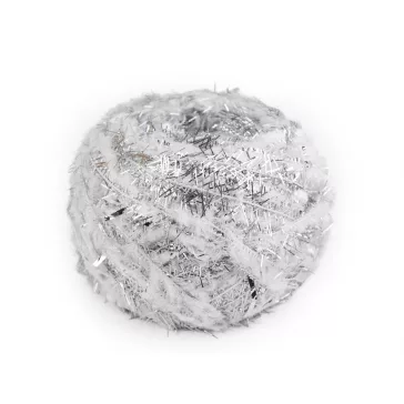   Karácsonyi kötőfonal Alfie 50 g - 5 fehér ezüst (1 db-os csomagolás)