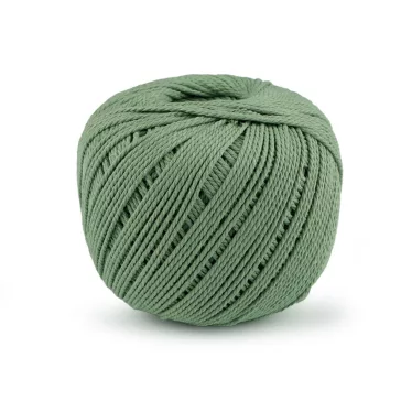   Makramé pamut fonal Ø2 mm szétfésülhető - 11 pasztellzöld (3 db-os csomagolás)