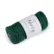Pamut kötő fonal macrame Naty Ø3 mm szálak szétfésülhető - 13 zöld sötét (1 db-os csomagolás)