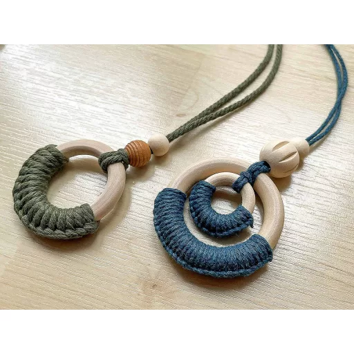Pamut kötő fonal macrame Naty Ø3 mm szálak szétfésülhető