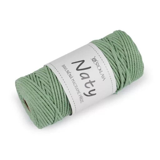 Pamut kötő fonal macrame Naty Ø3 mm szálak szétfésülhető