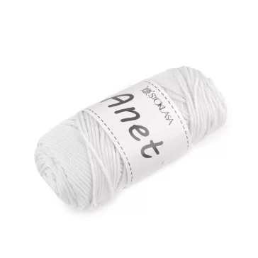  Anet makramé kötő- és horgoló macrame fonal Ø2 mm 90 g - 2 Törtfehér (10 db-os csomagolás)