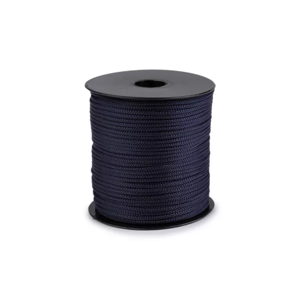 Anet makramé kötő- és horgoló macrame fonal Ø2 mm 90 g - 9 sötétkék tekercs (10 db-os csomagolás) Anet makramé kötő- és horgoló macrame fonal Ø2 mm 90 g - 9 sötétkék tekercs (10 db-os csomagolás)