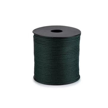   Anet makramé kötő- és horgoló macrame fonal Ø2 mm 90 g - 12 zöld sötét tekercs (10 db-os csomagolás)