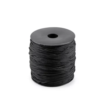   Anet makramé kötő- és horgoló macrame fonal Ø2 mm 90 g - 16 fekete tekercs (10 db-os csomagolás)