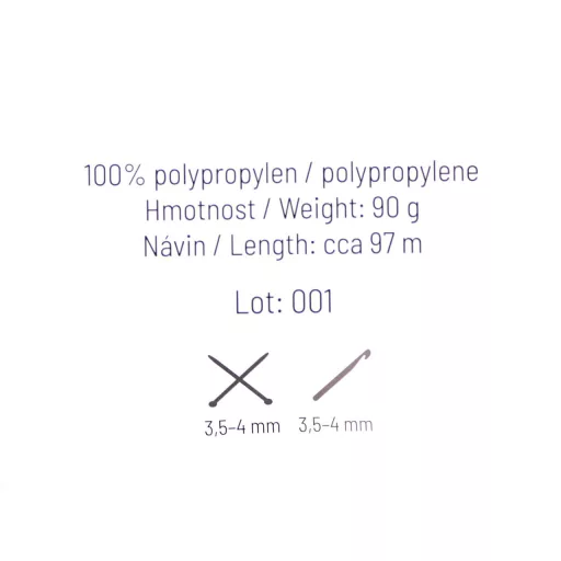 Anet makramé kötő- és horgoló macrame fonal Ø2 mm 90 g