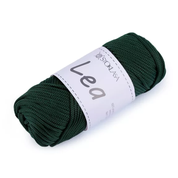 Kötő és horgoló macrame fonal Lea Ø3 mm 90 g - 7 zöld sötét (10 db-os csomagolás) Kötő és horgoló macrame fonal Lea Ø3 mm 90 g - 7 zöld sötét (10 db-os csomagolás)
