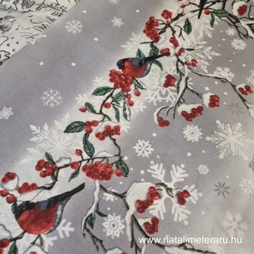 Karácsonyi mintás vastag pamutvászon panelek