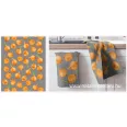 Hagyma grey on a background 50 cm wide waffle fabric