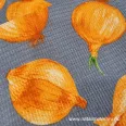 Hagyma grey on a background 50 cm wide waffle fabric