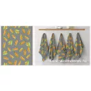 Kukorica grey on a background 50 cm wide waffle fabric