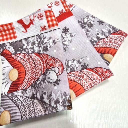 Karácsonyi manók 3 darabos konyharuha szett