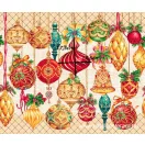 Karácsonyi díszek 50 cm széles darázs szövet