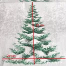 Havas fenyők 50 cm széles vastag pamutvászon Havas fenyők 50 cm széles vastag pamutvászon