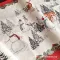 Cheerful snowmen 50 cm cotton fabric