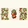 Fine fruit 150 cm wide waffle fabric panels