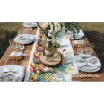 Easter bunny, multicoloured eggs table runner 1,2x0,5m
