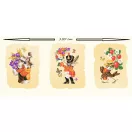 Vintage images waffle fabric panels