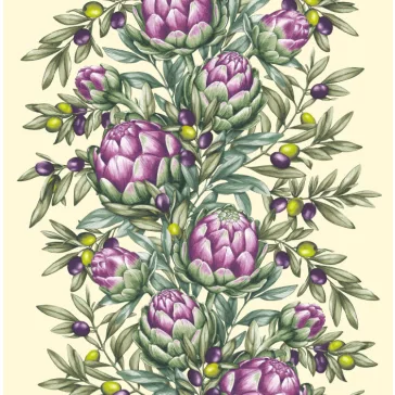 Artichoke 50 cm wide waffle fabric