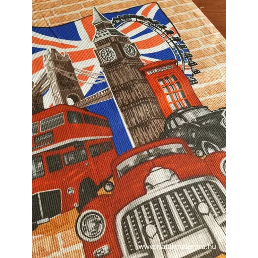 London darázs szövet panelek 50cm széles