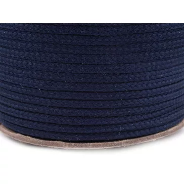   Ruhazsinór PES Ø4 mm - 4830 kék sötét (100 m-os csomagolás)
