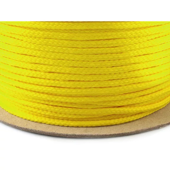 Ruhazsinór PES Ø4 mm - 1257 sáfrány sárga (300 m-os csomagolás) Ruhazsinór PES Ø4 mm - 1257 sáfrány sárga (300 m-os csomagolás)